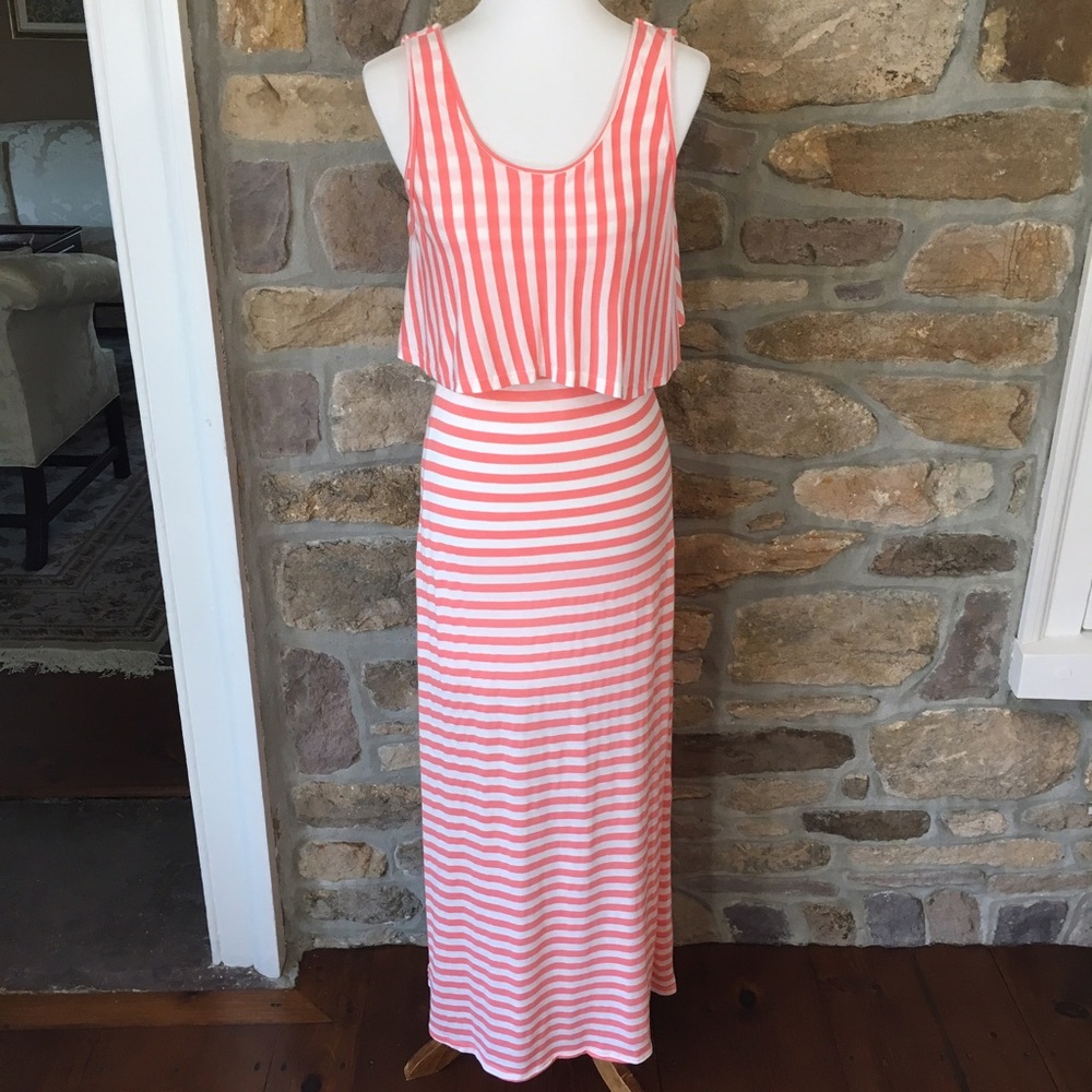 Stripe Maxi Dress